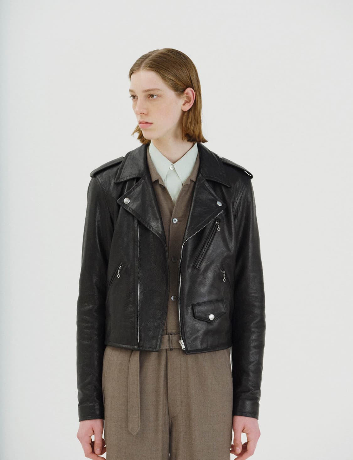 오라리 / 램 레더 라이더 자켓 / 5 상품이미지2