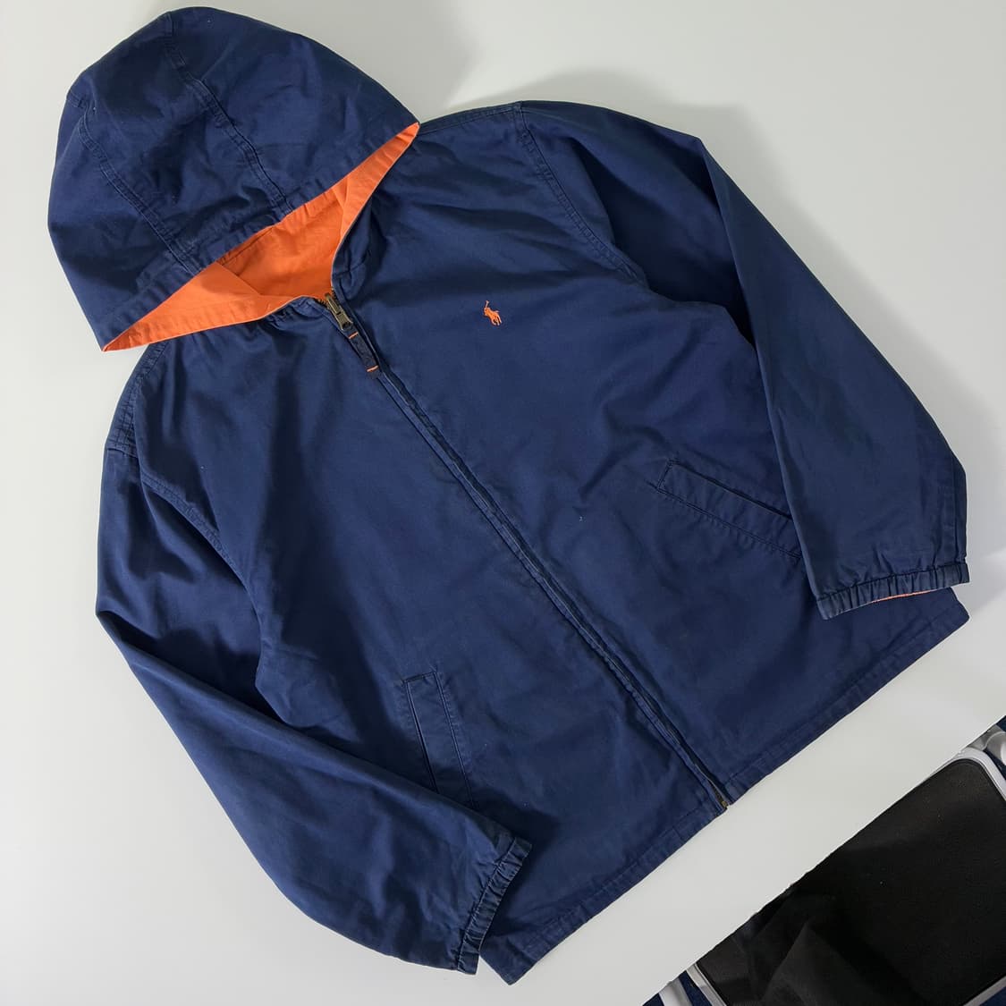 Polo 폴로 랄프로렌 코튼 리버시블 후드 자켓 상품이미지3