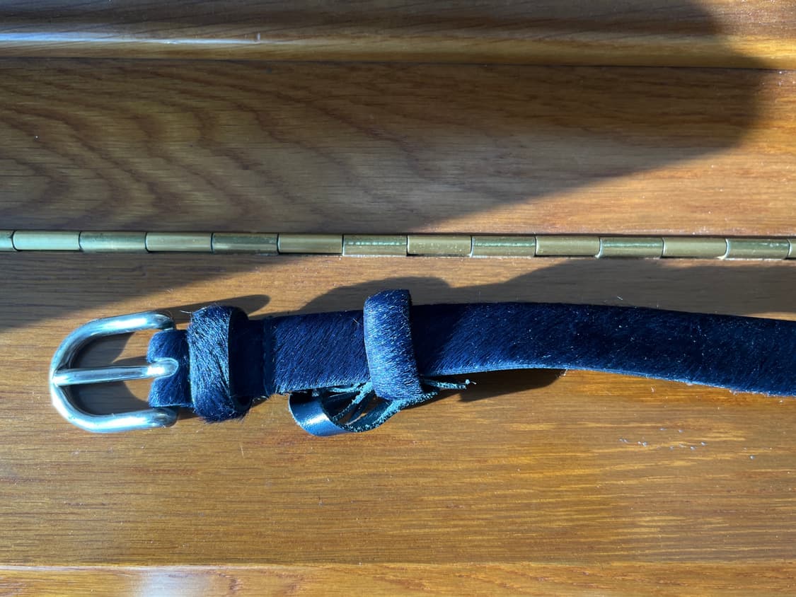 닐바렛 00s 네이비 송치 벨트 상품이미지2