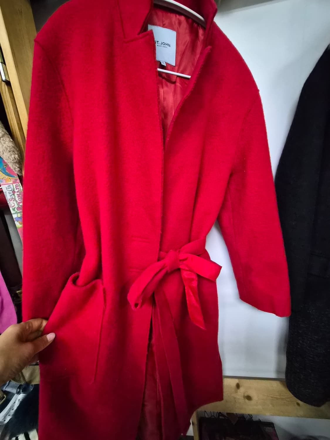 ST.john 센죤 레드울 코트 상품이미지4