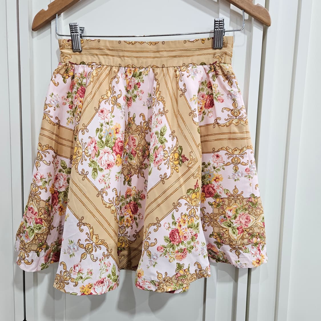 플라워 패턴 스커트 빈티지 스타일 상품이미지4