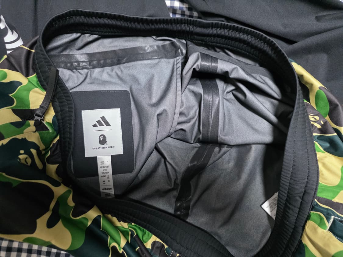 (새상품) 아디다스 x 베이프 wind rdy 팬츠 2XL 상품이미지6