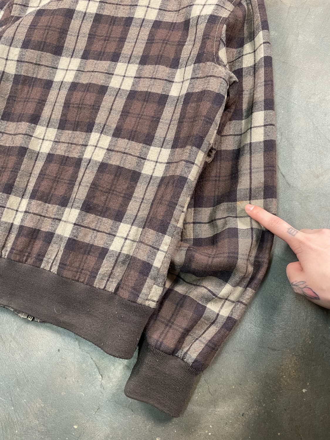 아디다스 타탄 체크 울 트랙 자켓 상품이미지6