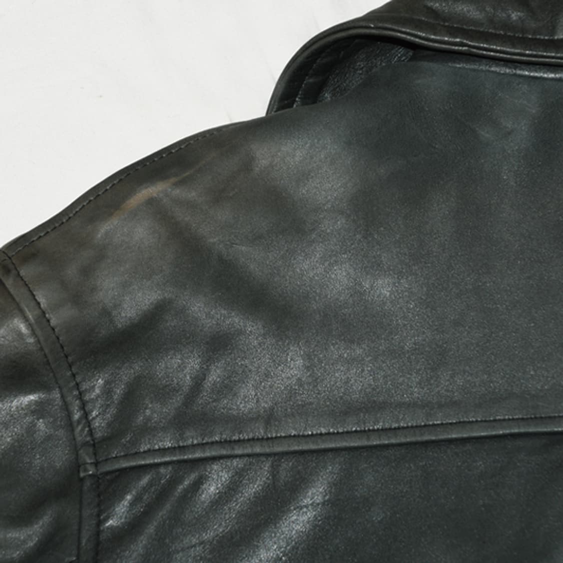 made in USA 90s Karl Kani 빈티지가죽피코트형 자켓 상품이미지8