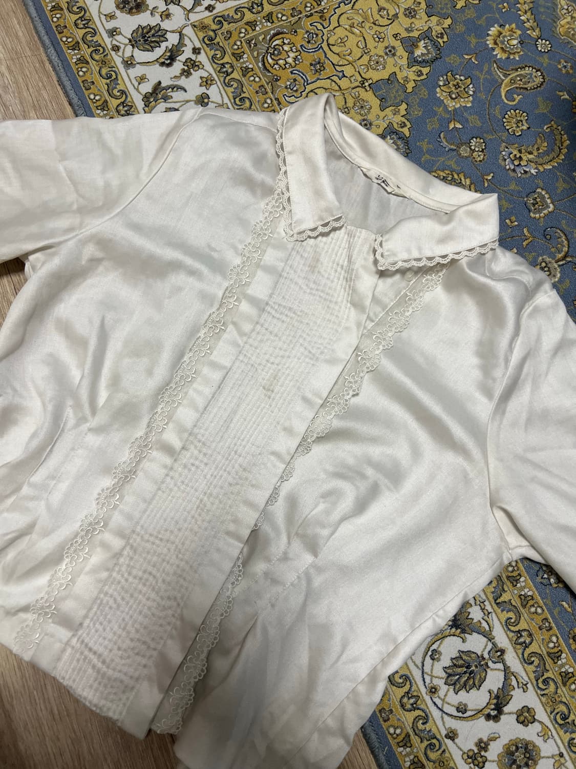 빈티지 화이트 블라우스 Free 상품이미지1