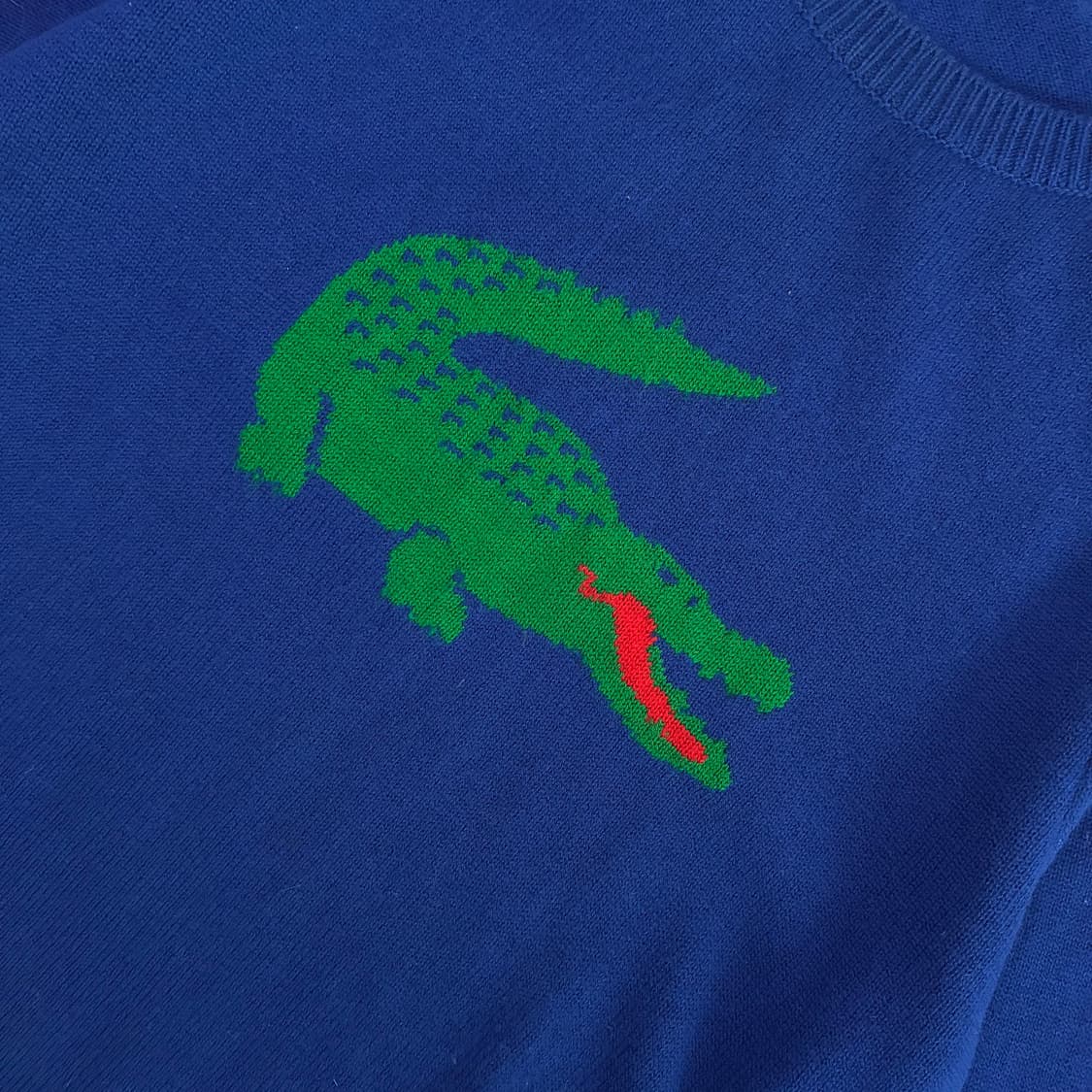 Lacoste  라코스테 빅로고 울 라운드 니트 상품이미지2