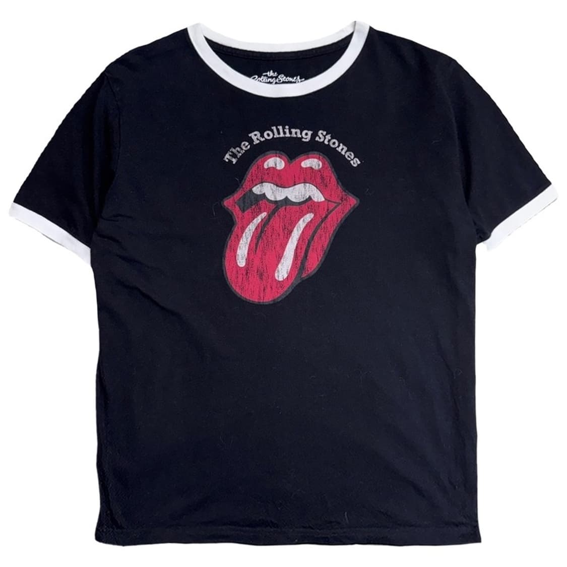 Rolling Stones 빈티지 링거 티셔츠 반팔 티 L 상품이미지1