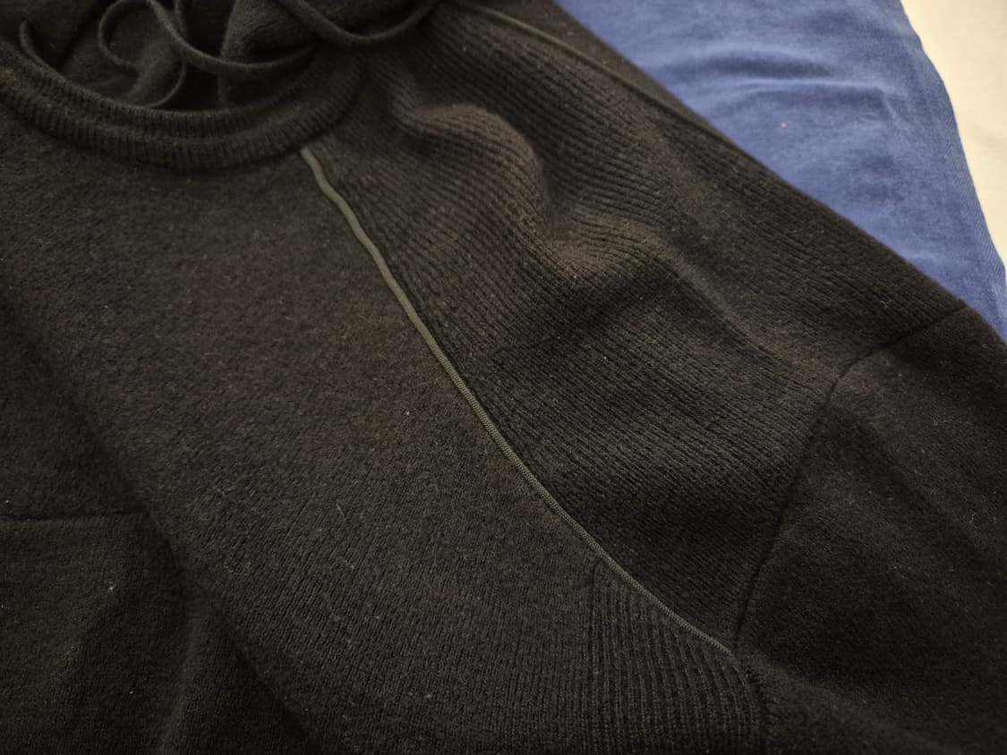 JUUN J 울 후드 니트 상품이미지3