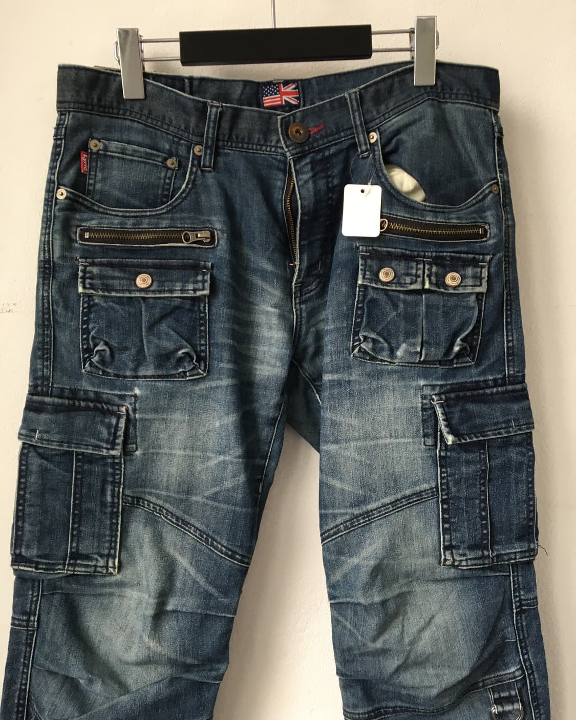 Washing denim cago pants 상품이미지2
