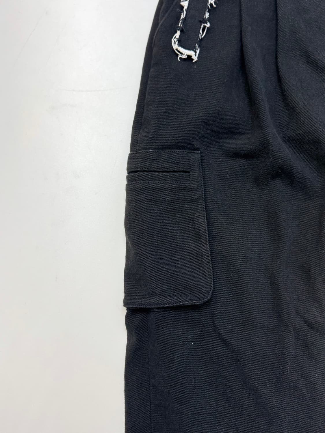 Matin kim 마뗑킴 블랙컬러 블록 코튼 트라우저 상품이미지6