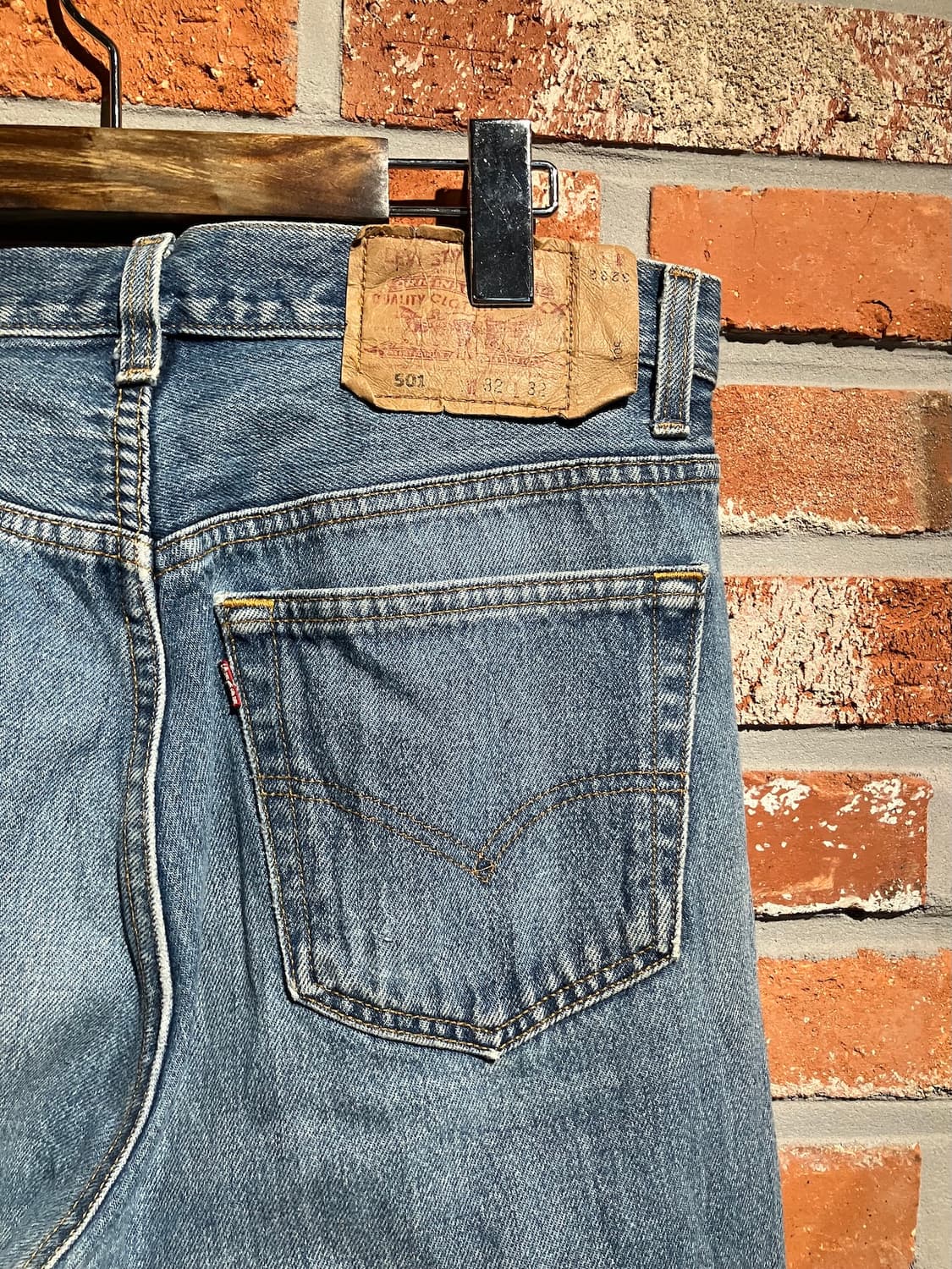 90s USA 빈티지 리바이스 501 데님 팬츠 상품이미지6