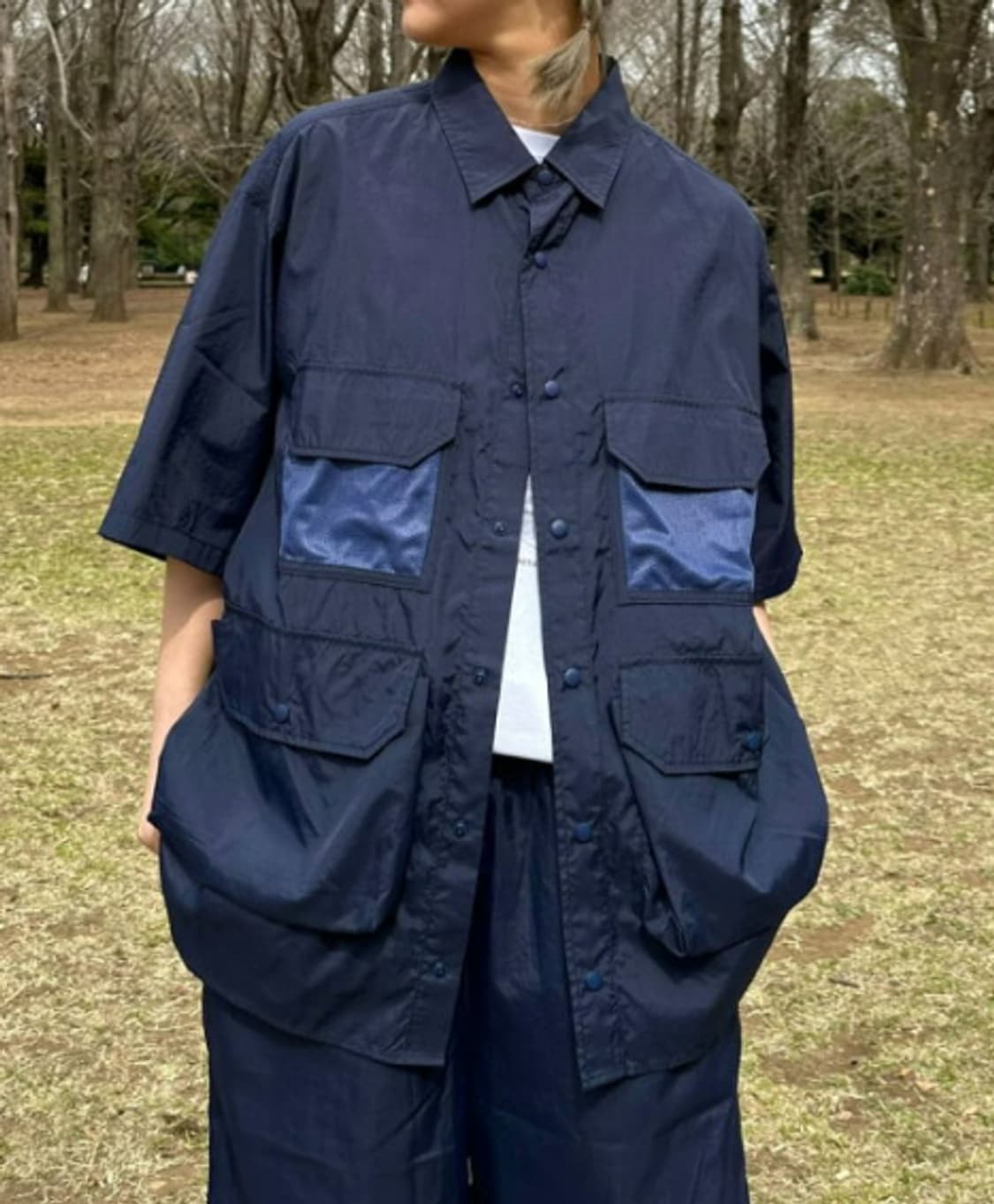 차오페닉 빈티지 오버핏 셔츠 자켓 상품이미지2