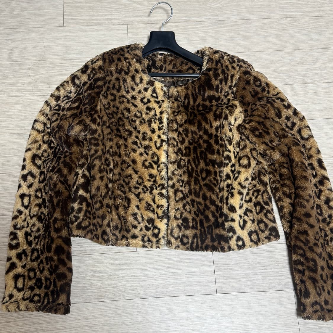 머큐리듀오 빈티지 호피 퍼 자켓 상품이미지1