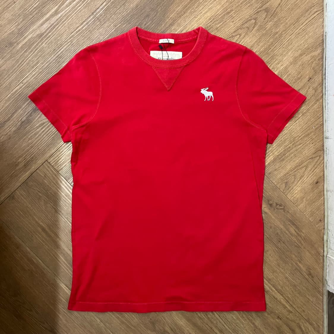 N289 아베크롬비 반팔 레드 상품이미지1