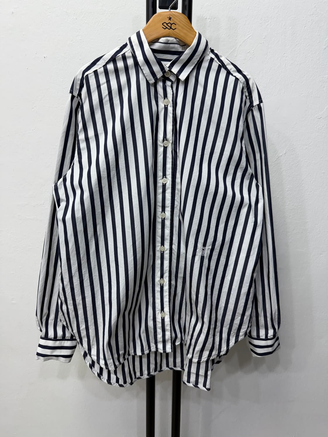 정품) 토템 여성 로고 오버 셔츠 S 상품이미지1