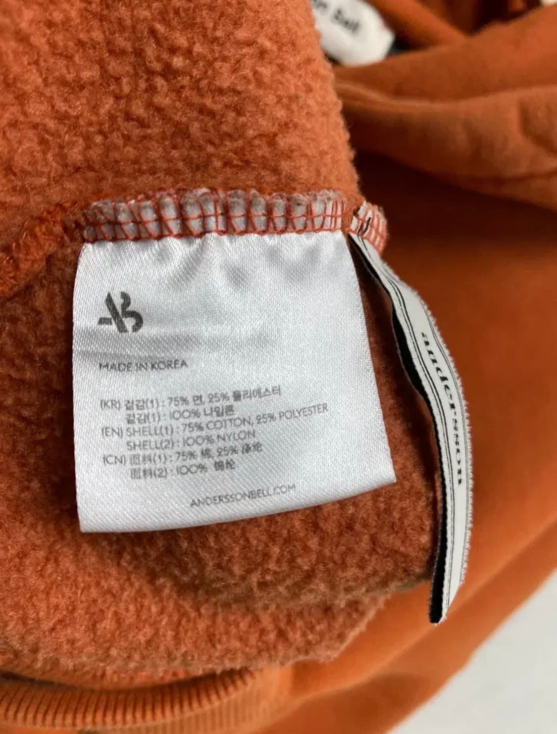 앤더슨벨 시그니처 패치 후디 XL 상품이미지6