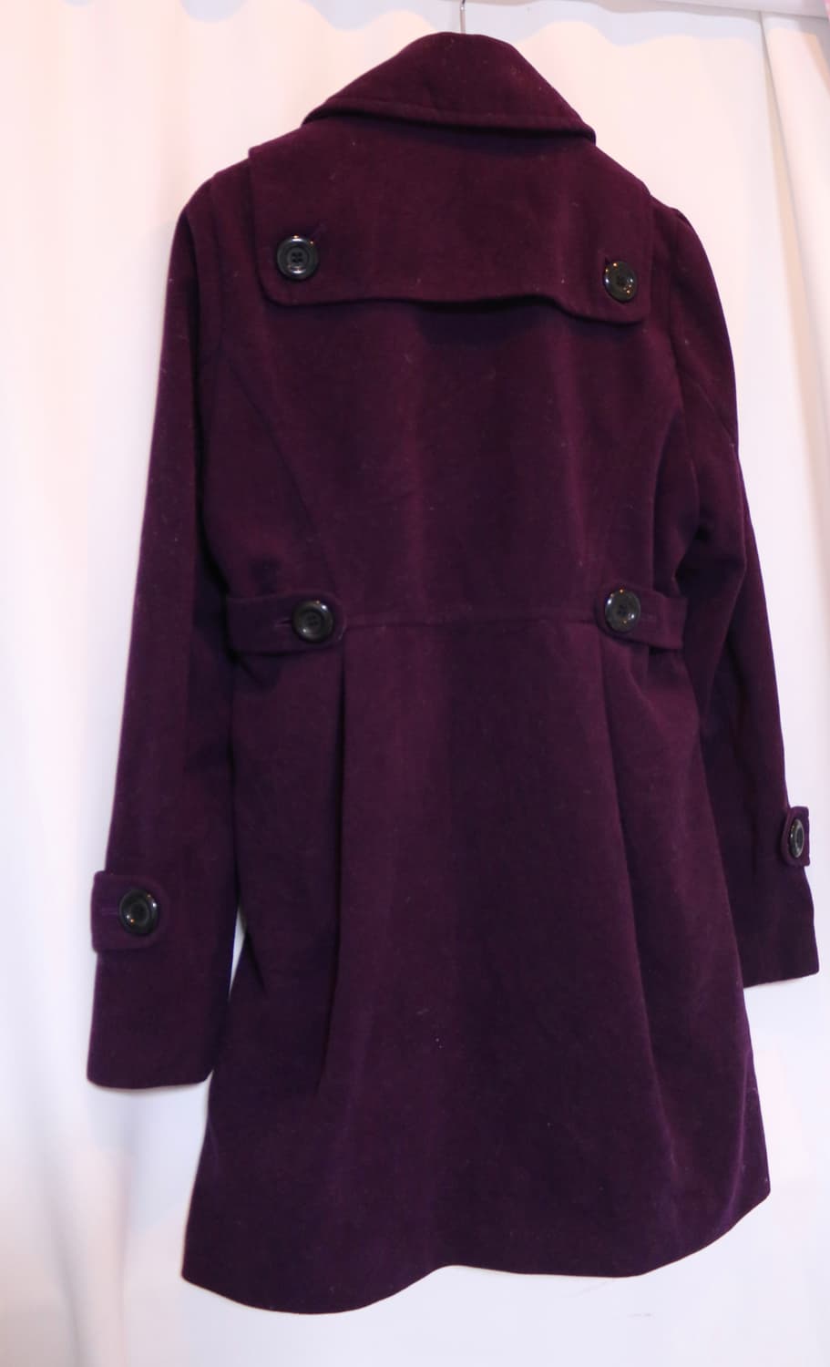 갸루 퍼플 코트 상품이미지3