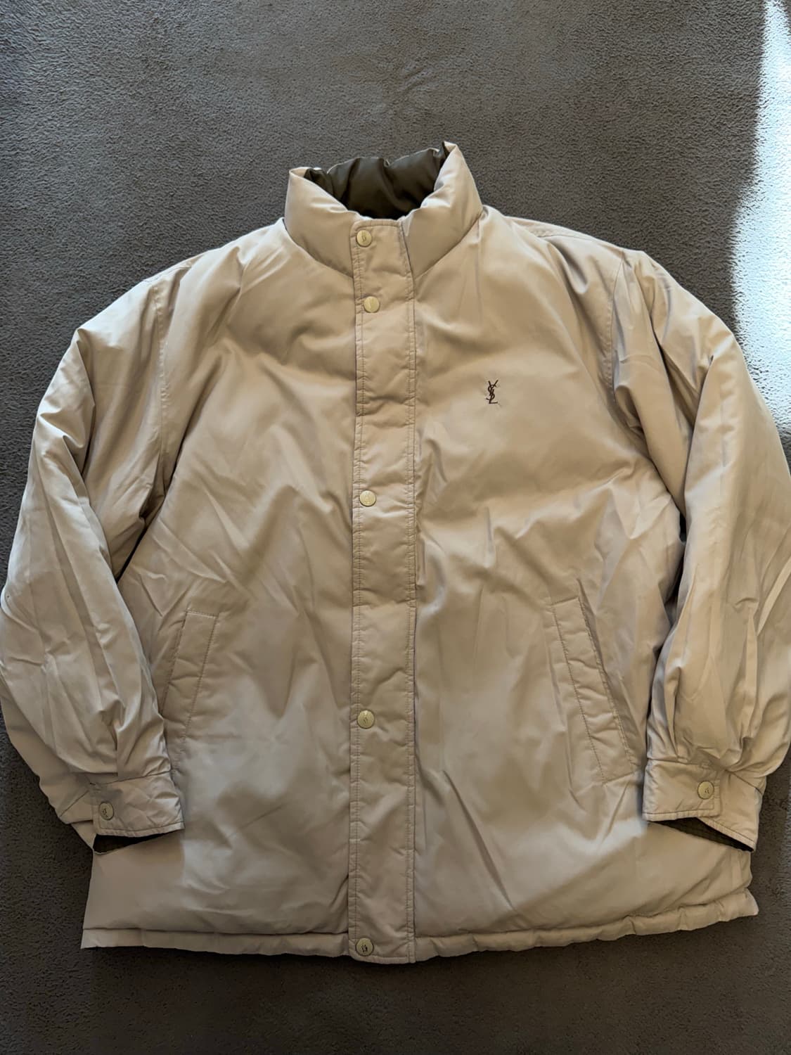 입생로랑 빈티지 리버시블 구스다운 패딩 처분  상품이미지3