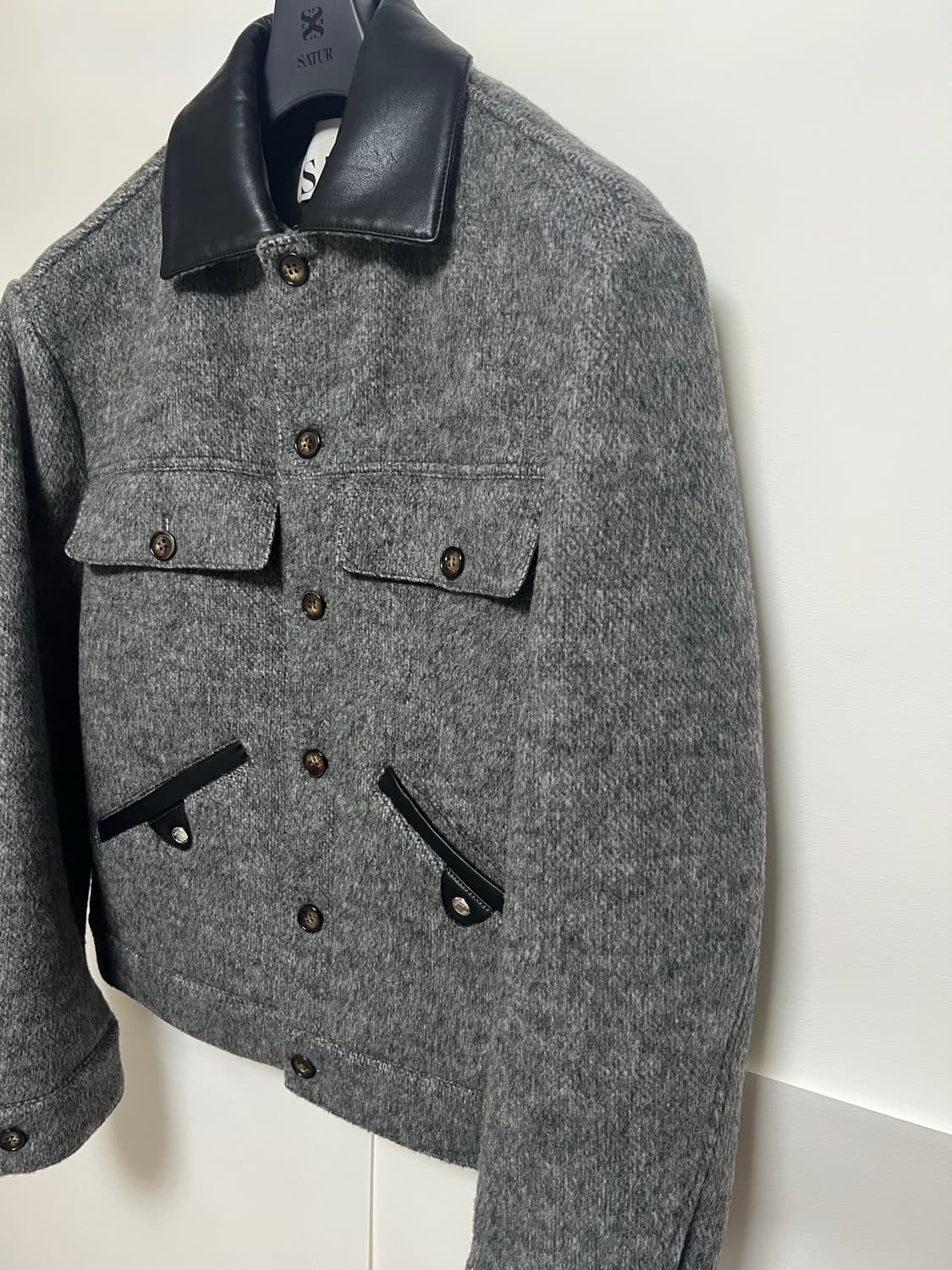 울 트러커 자켓 상품이미지5