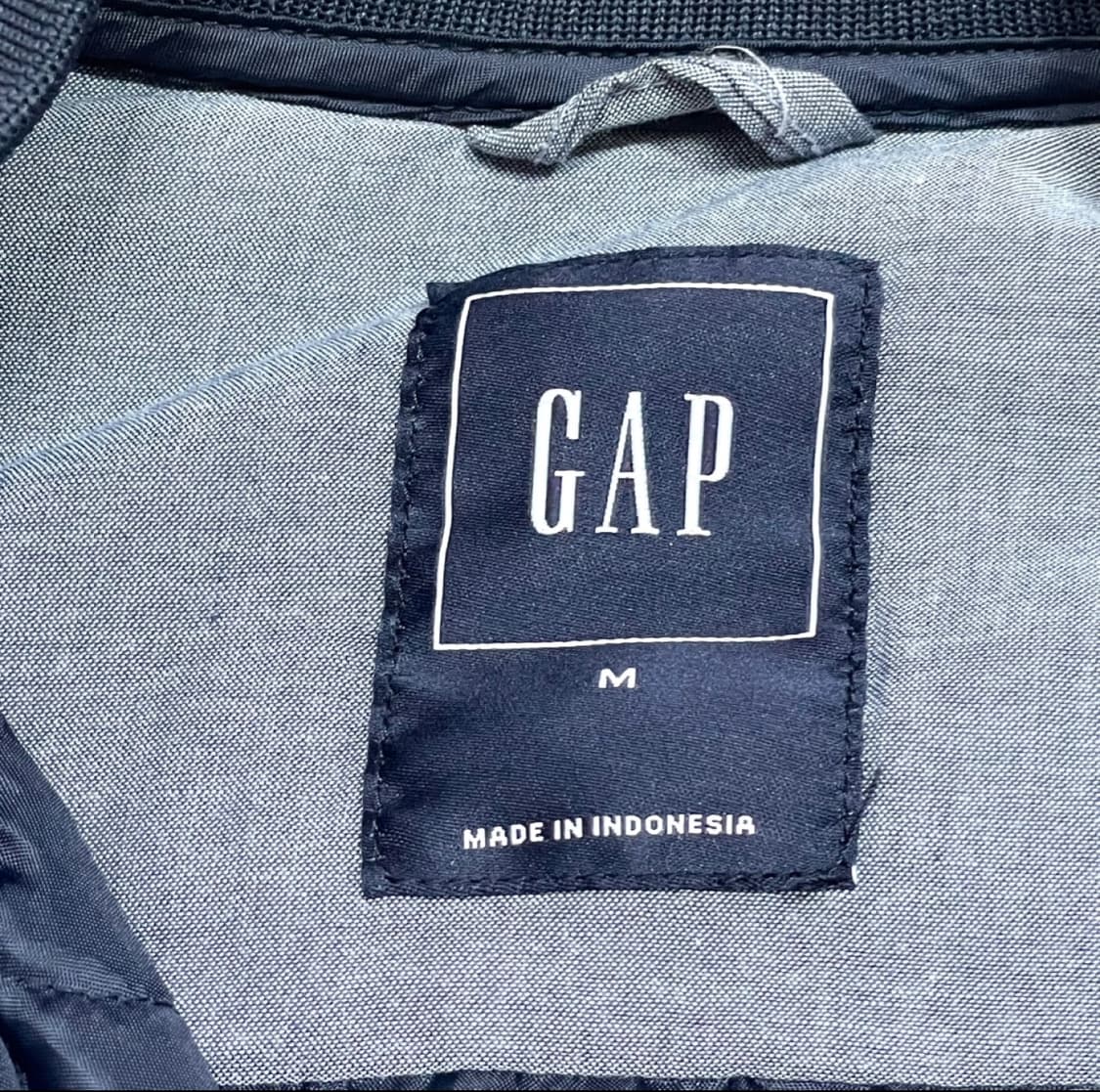 갭 gap 네이비 퀼팅자켓 경량패딩 여성M 상품이미지5