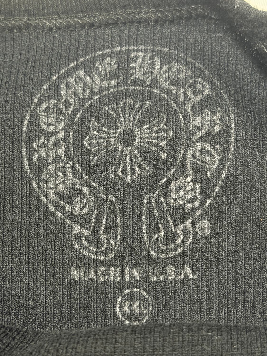 크롬하츠 대거 와플 써멀 롱슬리브 블랙 XXL 상품이미지8