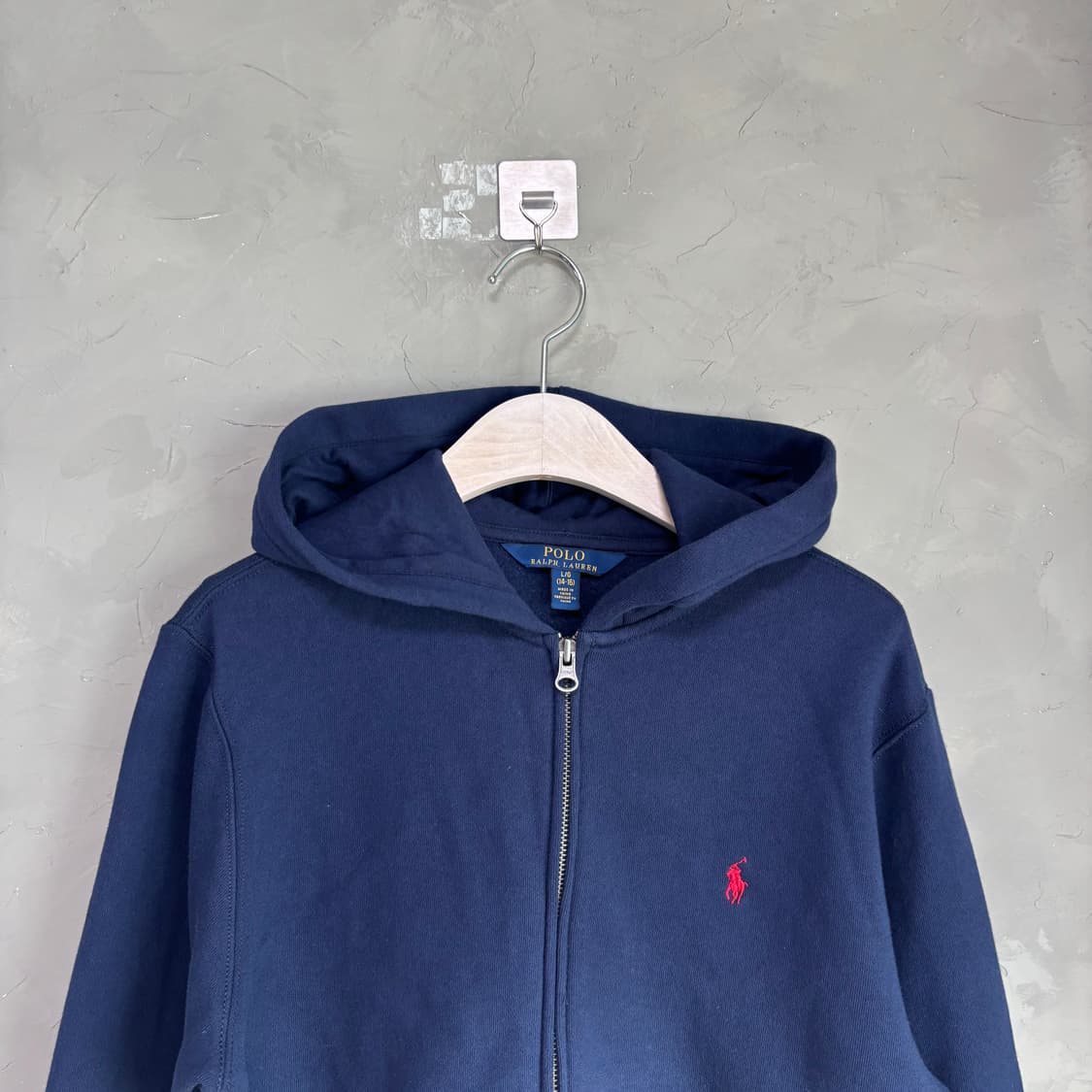 폴로 랄프로렌 후드집업 네이비 상품이미지2