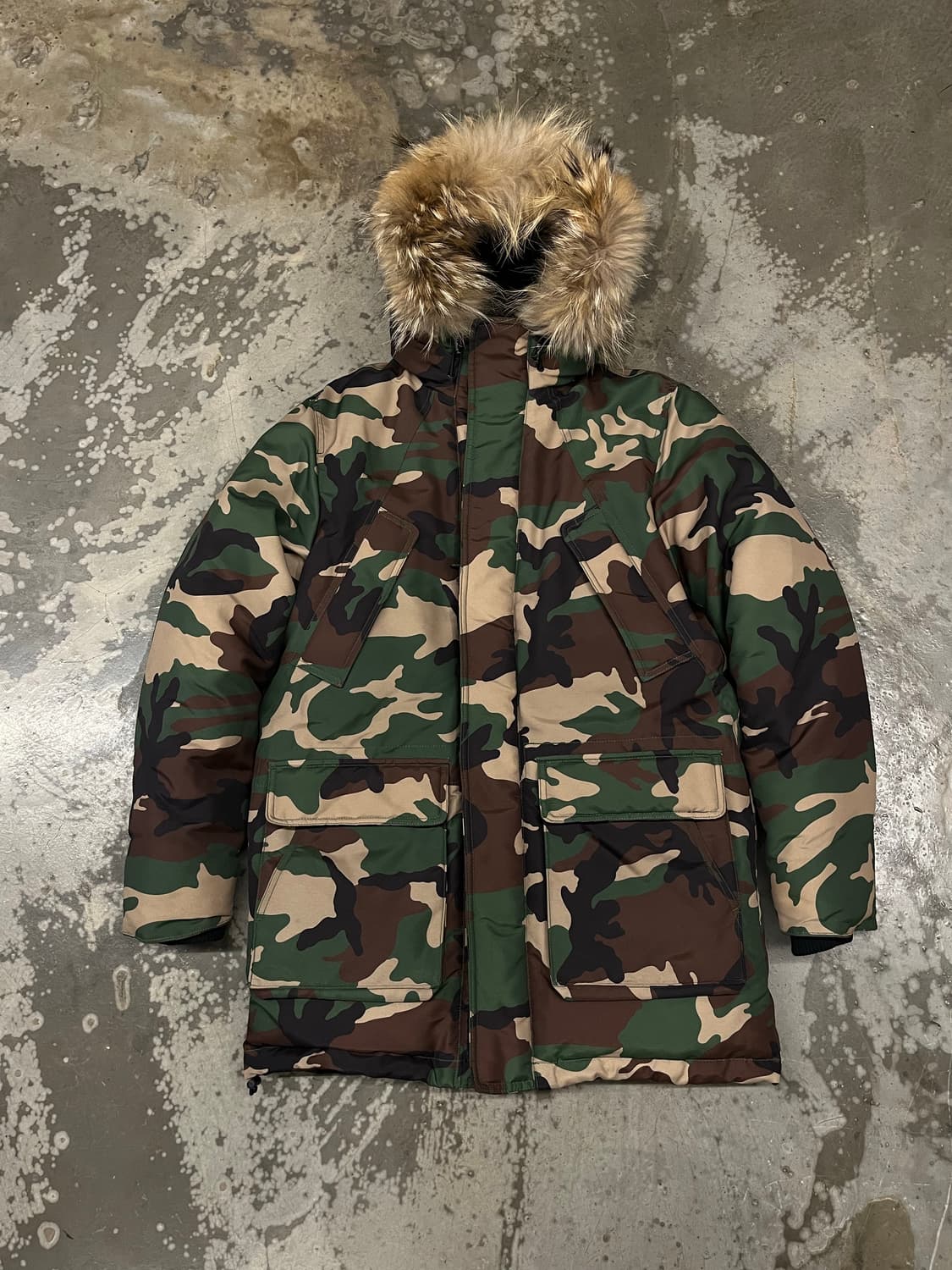 비바스튜디오 카모 덕다운 파카 S  상품이미지1