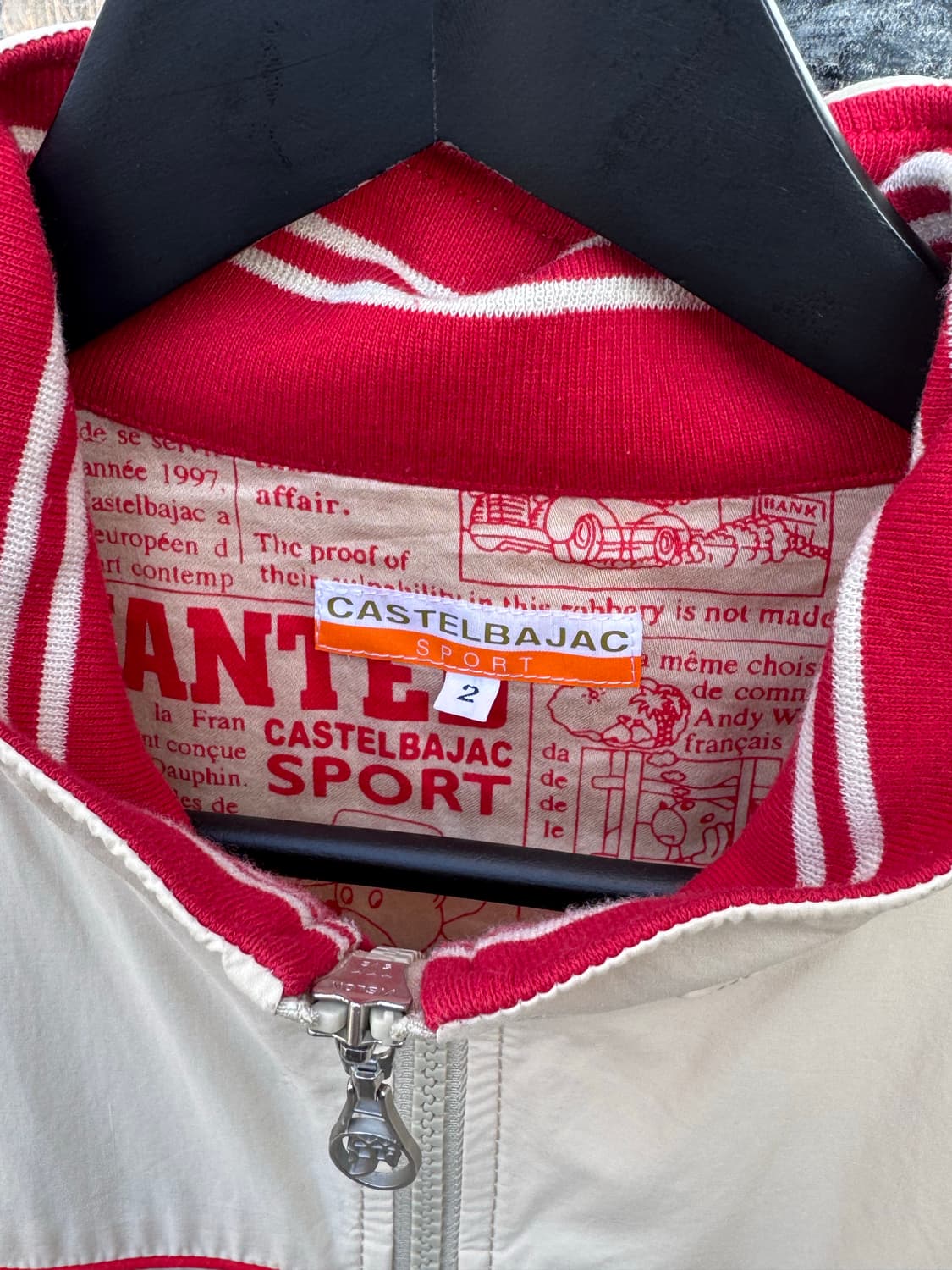 90s 카스텔바작 스포츠 팝아트 자켓  상품이미지3