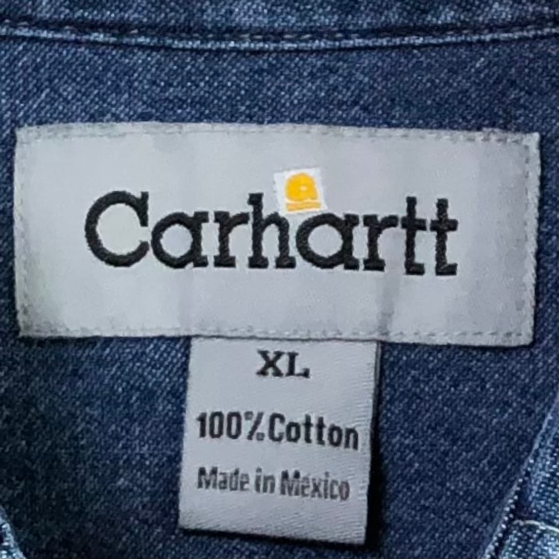 XL 칼하트 데님 셔츠 상품이미지3