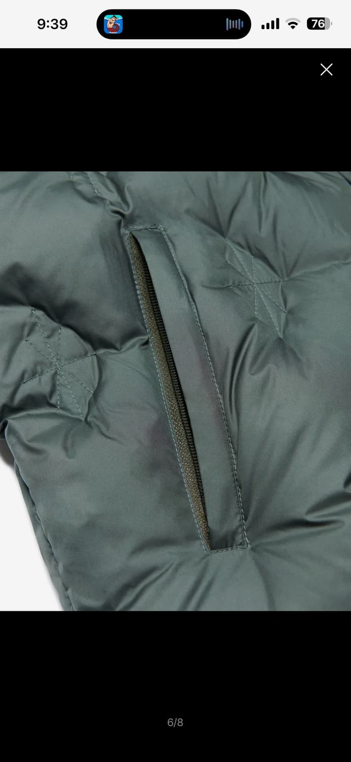 노매뉴얼 패딩  L.S SHORT DOWN JACKET - DEEP KH 상품이미지7