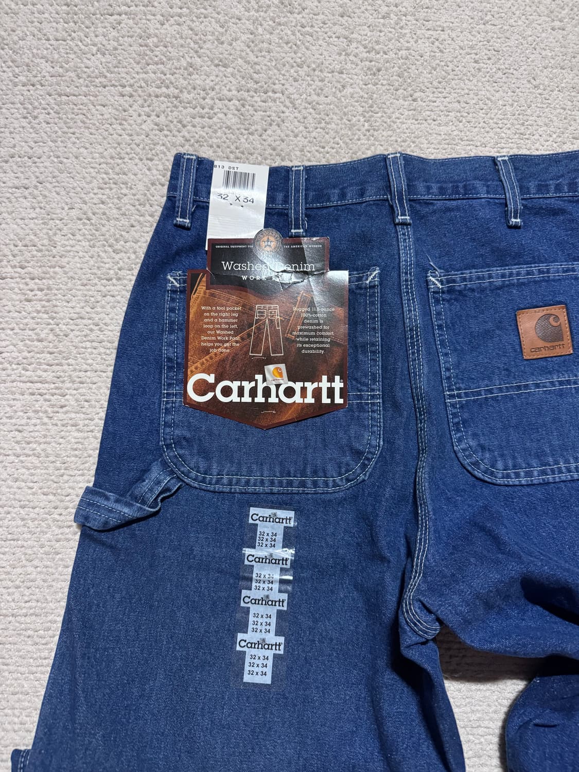 Carhartt 워크데님 팬츠 새상품 W32 상품이미지6