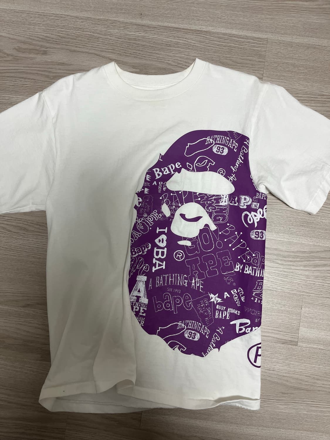 베이프 반팔 티셔츠 상품이미지1