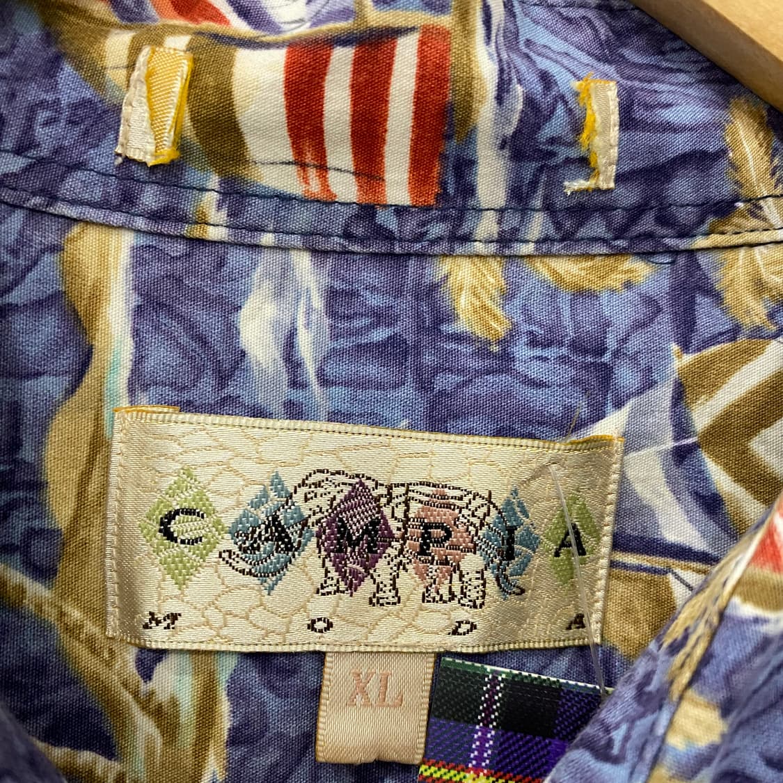 CAMPIA 패턴 반팔셔츠(XL) 상품이미지4