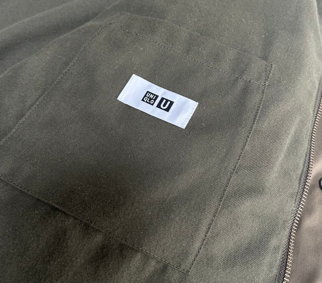 유니클로u 22fw 유틸리티 쇼트 블루종 상품이미지5