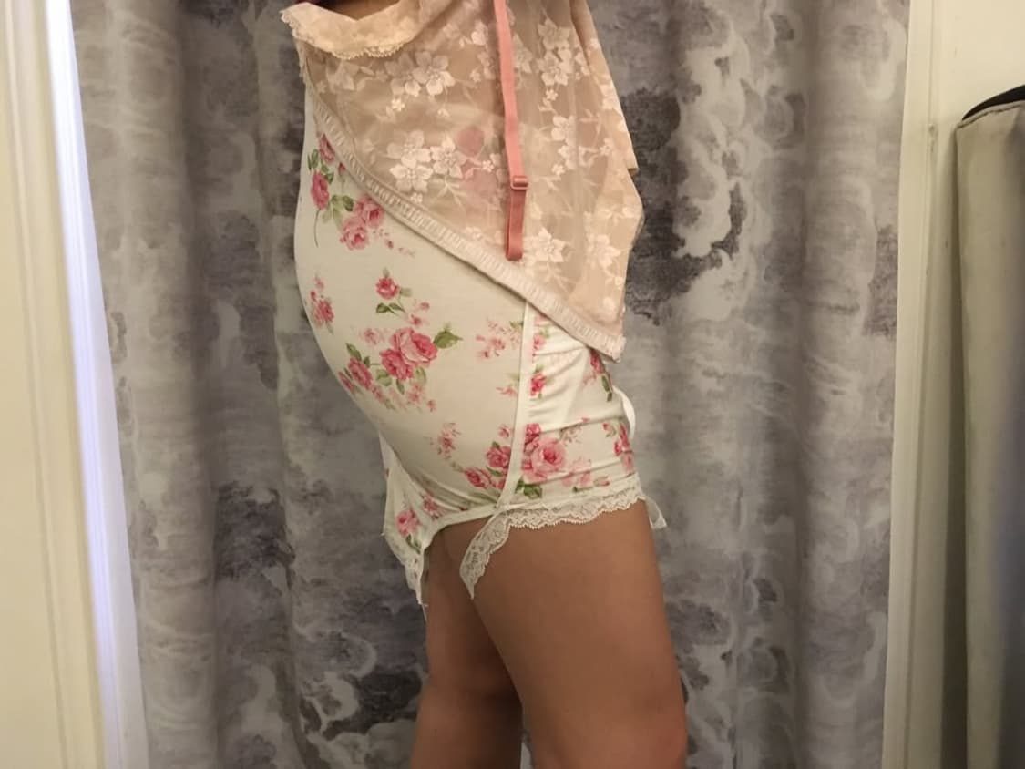 Rose white race skirt 상품이미지3