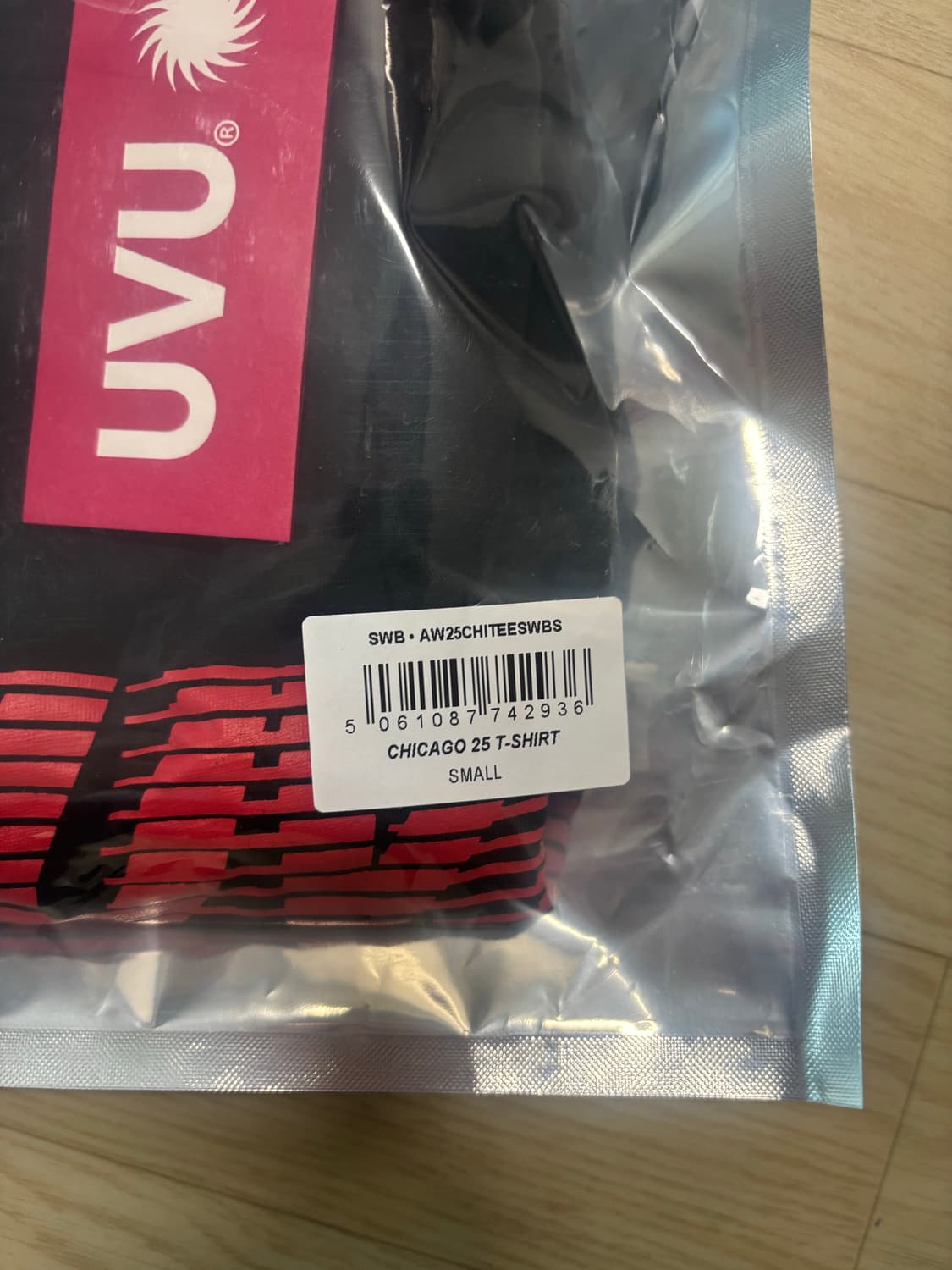 [S] UVU 시카고 25 티셔츠 블랙 상품이미지3