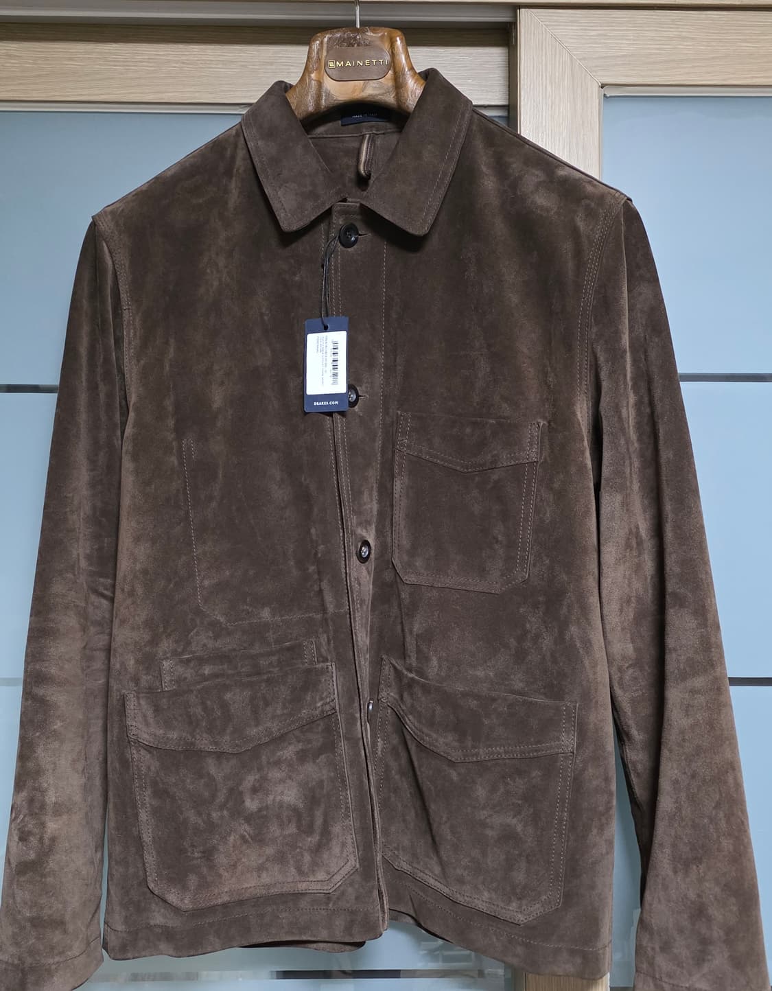 42 새제품 택포180만)25fw드레익스 스웨이드초어 다크브라운 상품이미지1