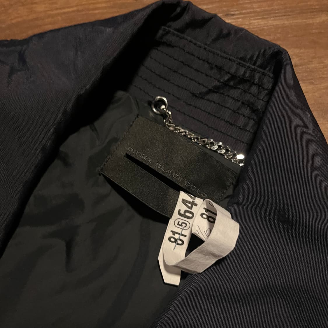 Diesel Black Gold 코튼 나일론 라이더 자켓 상품이미지5