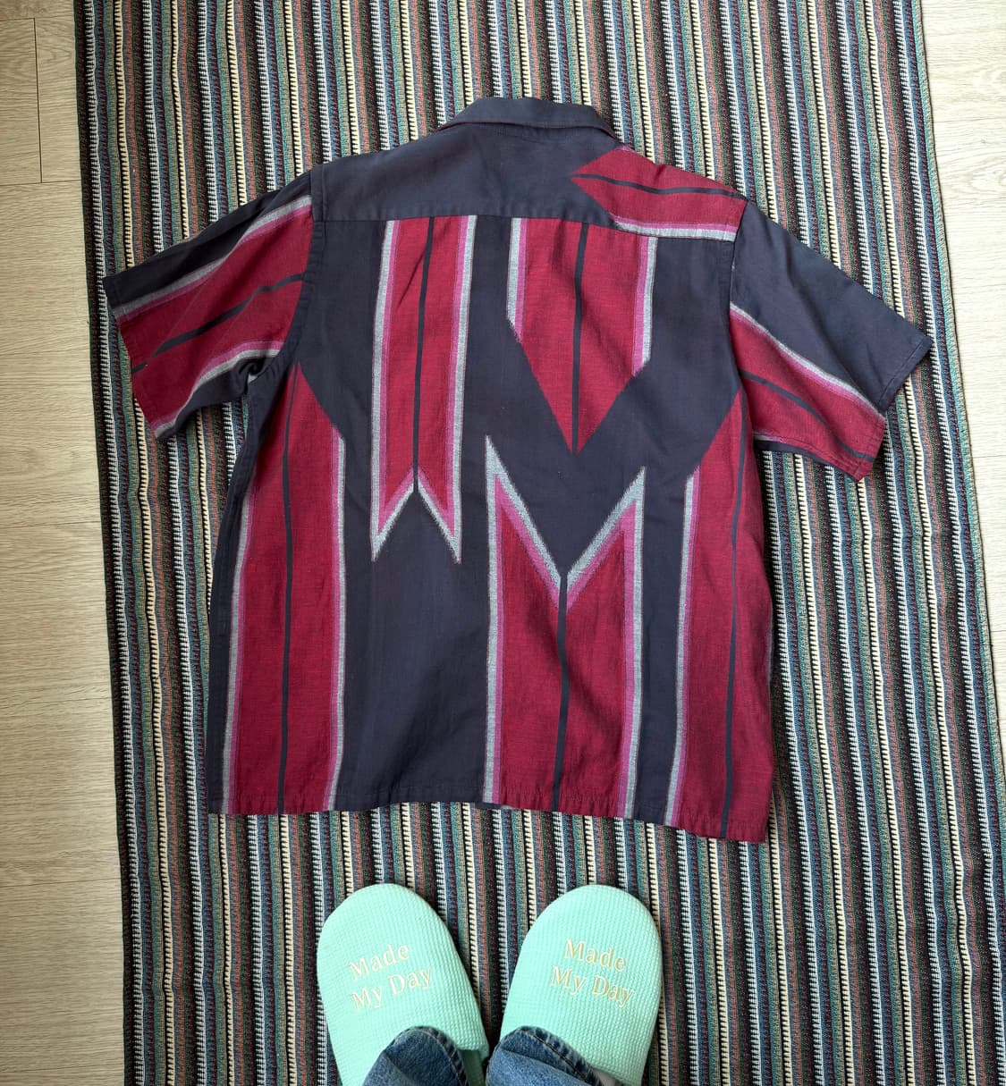 니들스 패턴 반팔 셔츠 상품이미지3