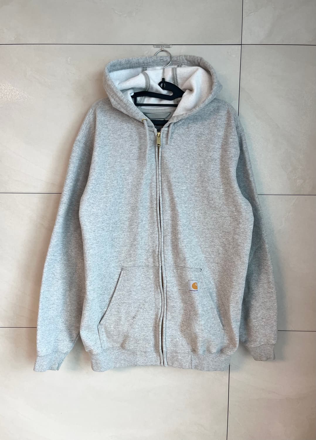 칼하트 루즈핏 후드집업 그레이 [M] 상품이미지2