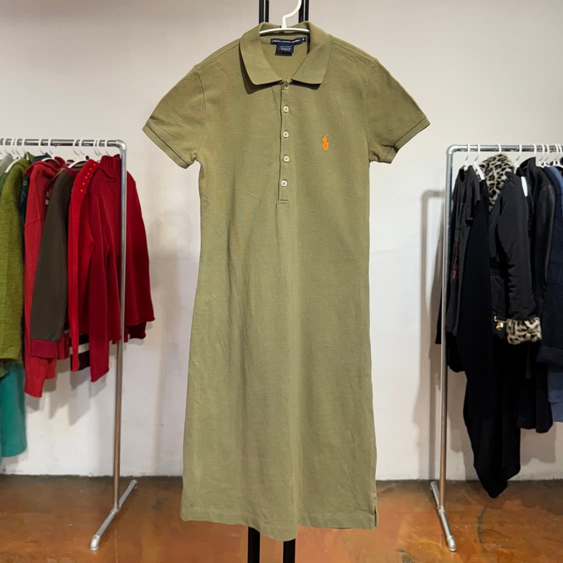 폴로 랄프로렌 카키 폴로 원피스 상품이미지6
