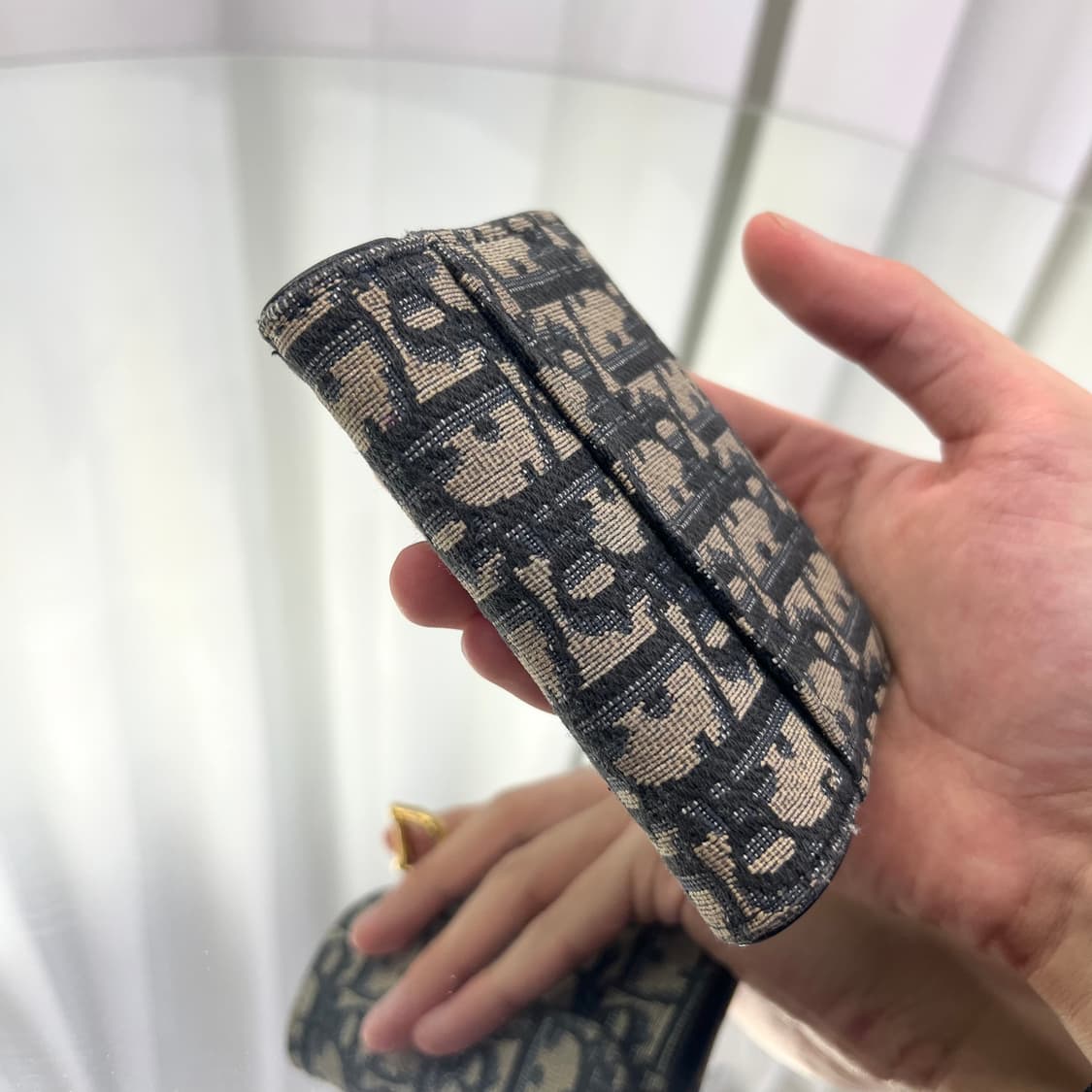 [정품] 디올 오블리크 새들 카드지갑 상품이미지3