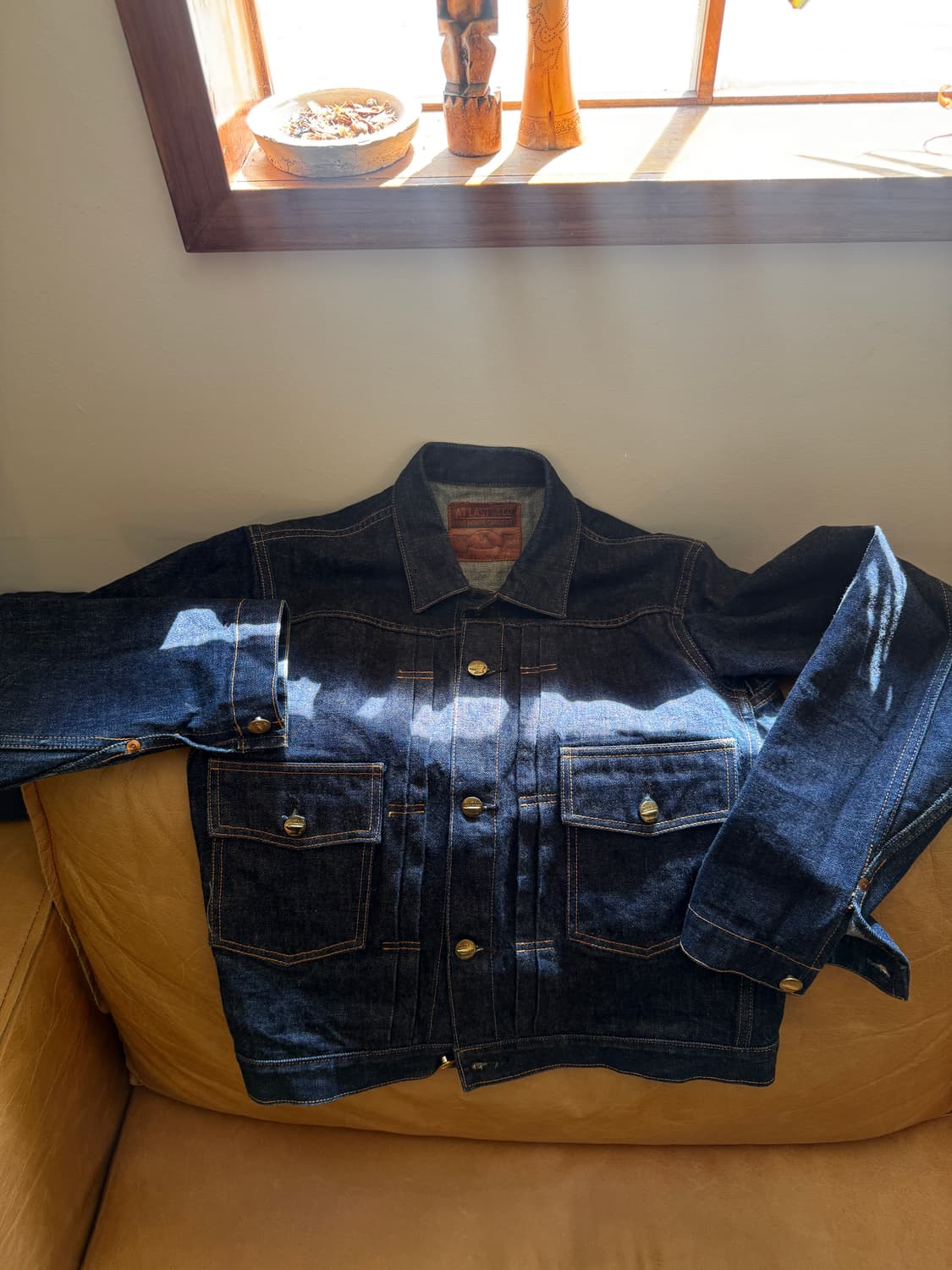 타임원클로딩 엣라코 161 자켓 지쟌 38 셀비지데님 상품이미지2