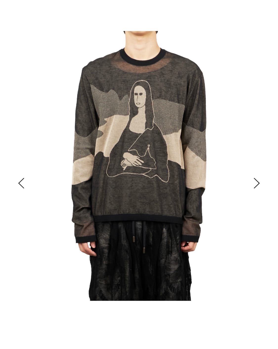 Kota gushiken 씨스루 모나 블랙 2사이즈 상품이미지2