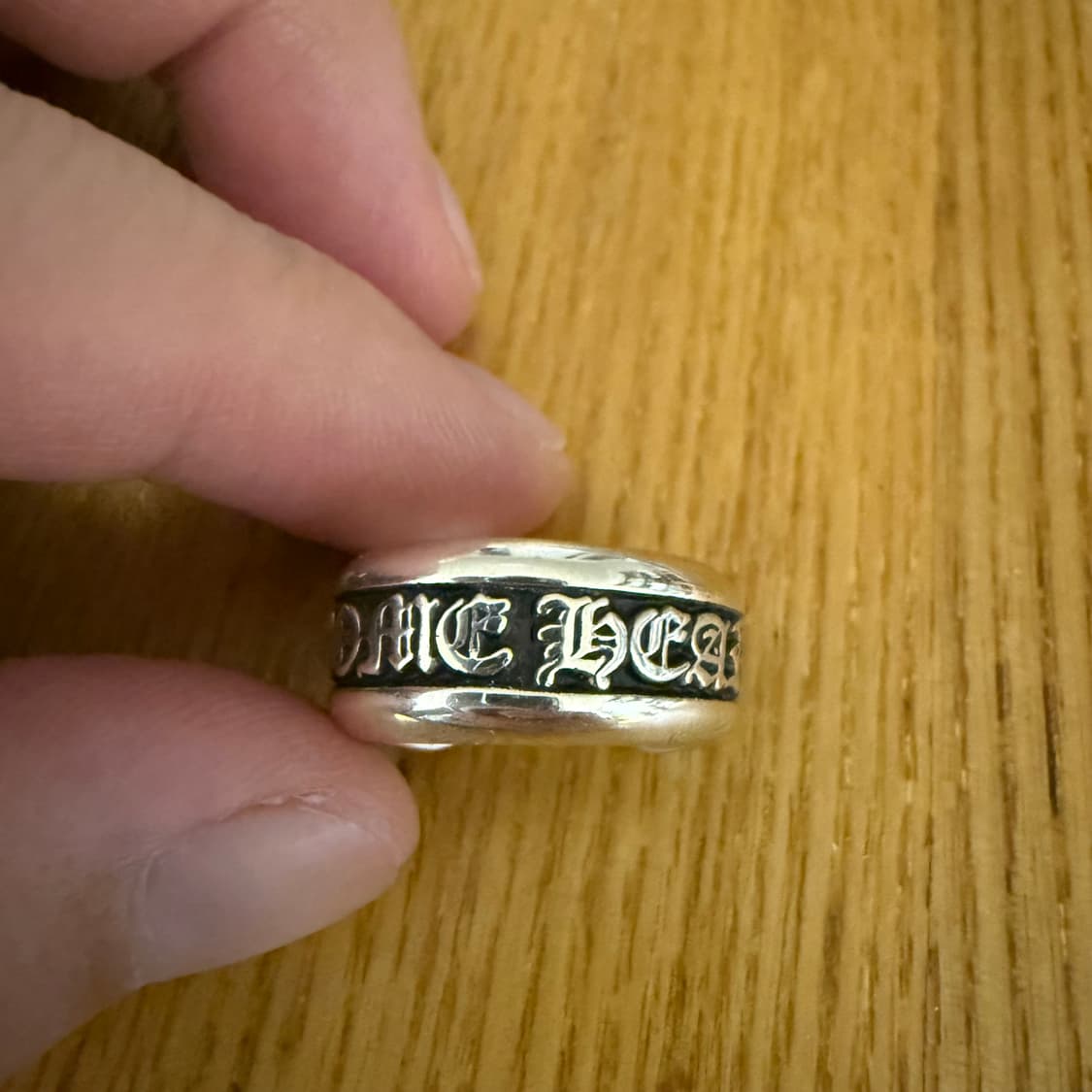 크롬하츠 스크롤 라벨링 5.5사이즈 상품이미지1