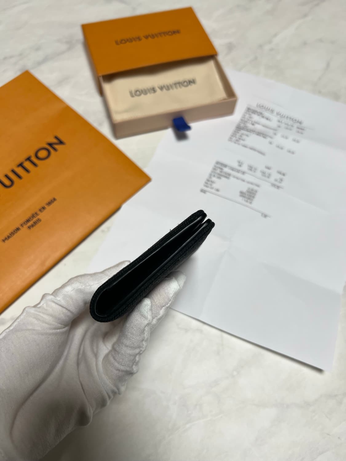 루이비통 포켓 LV 블라손 데님 오거나이저 지갑 M14148 상품이미지6