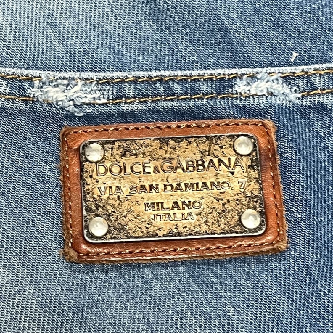 Dolce & Gabbana 14 디스트로이드 데님 팬츠 상품이미지5