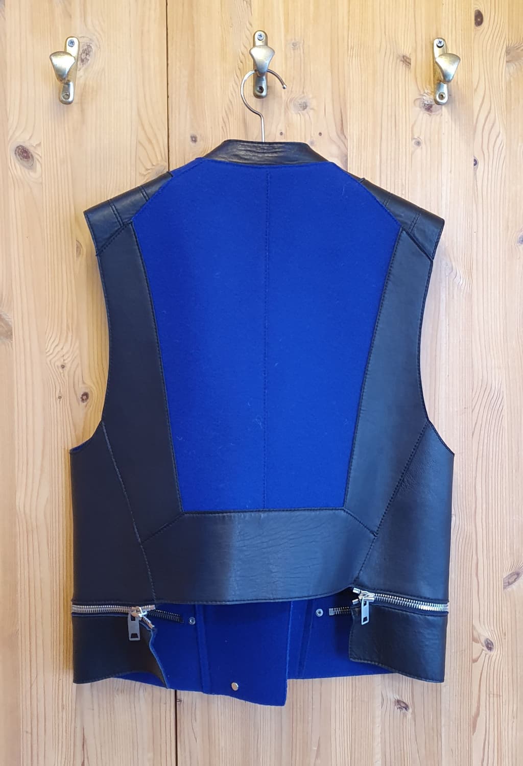 66.오즈세컨 양가죽 라이더조끼 상품이미지2