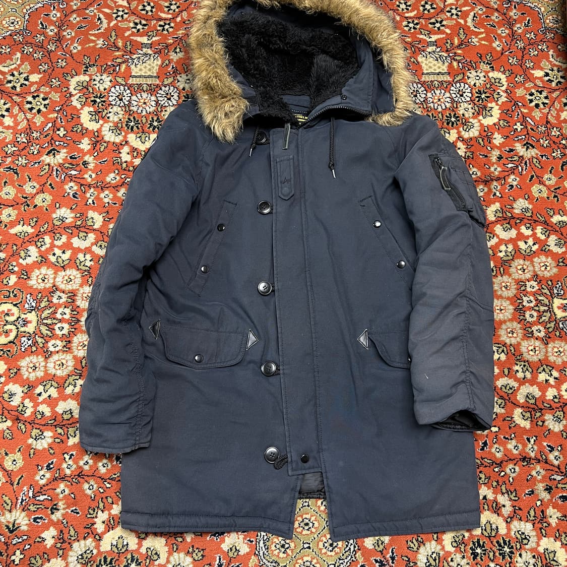 [L] 알파인더스트리 N3B 빈티지 블랙 상품이미지1