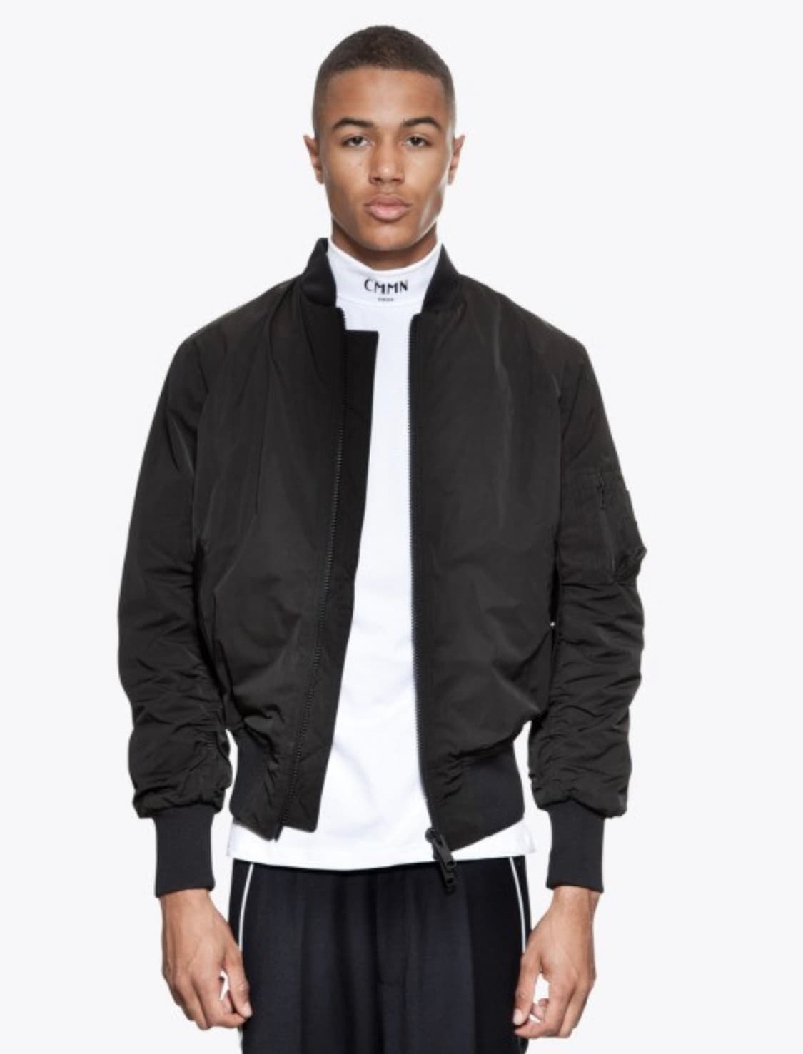 커먼스웨덴(CMMM SWDN) 블랙 MA-1 봄버 상품이미지1